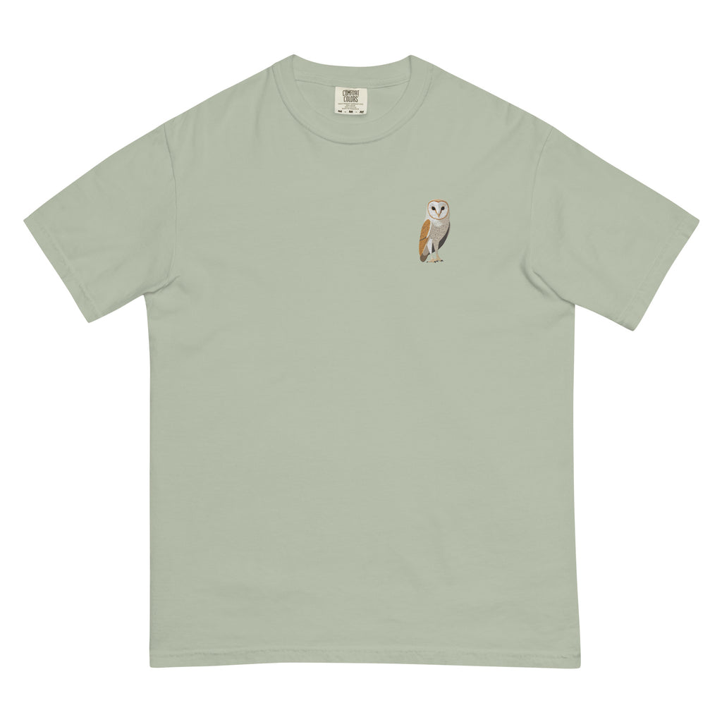 Barn Owl Embroidered T-Shirt