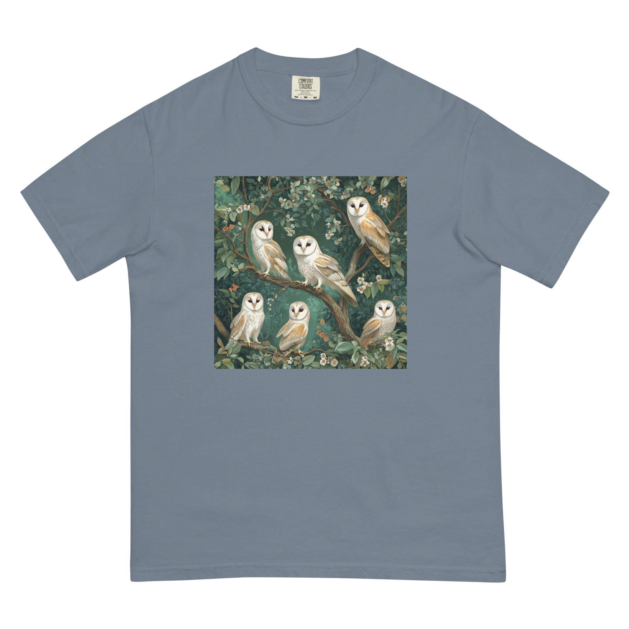 Barn Owl Forest Scene T-Shirt