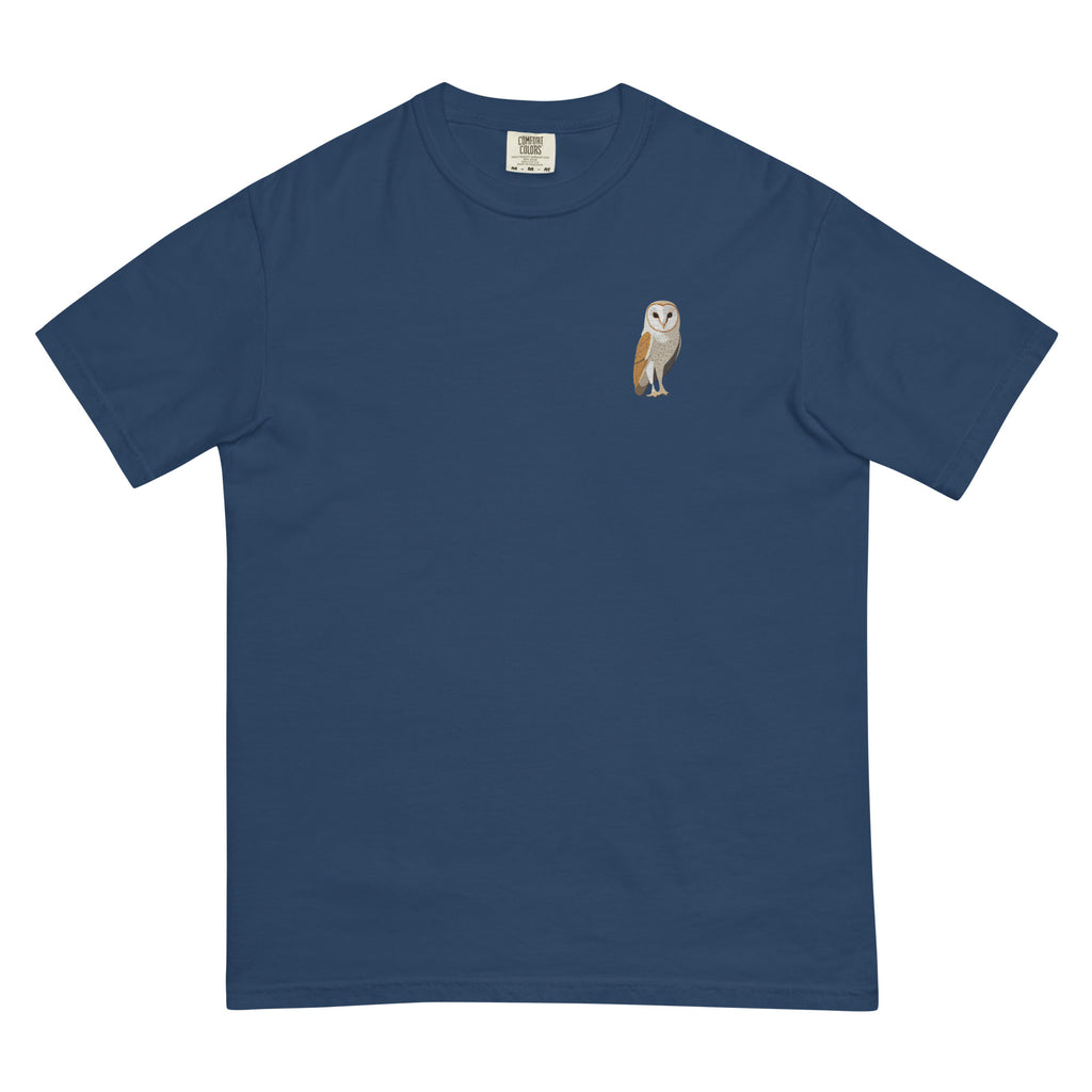 Barn Owl Embroidered T-Shirt