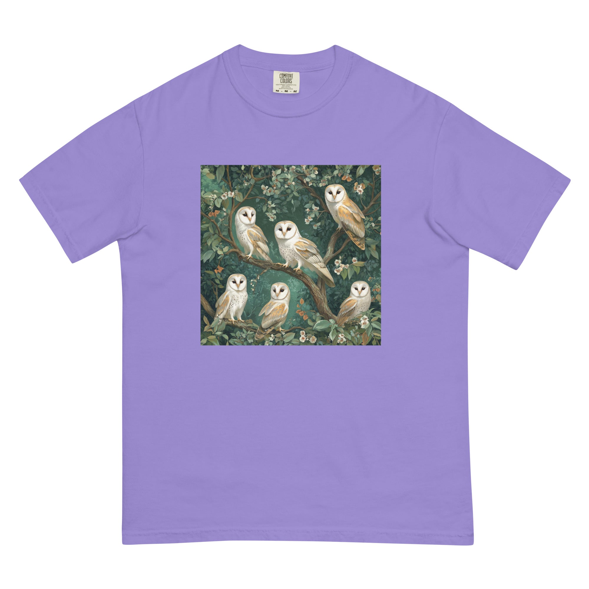 Barn Owl Forest Scene T-Shirt