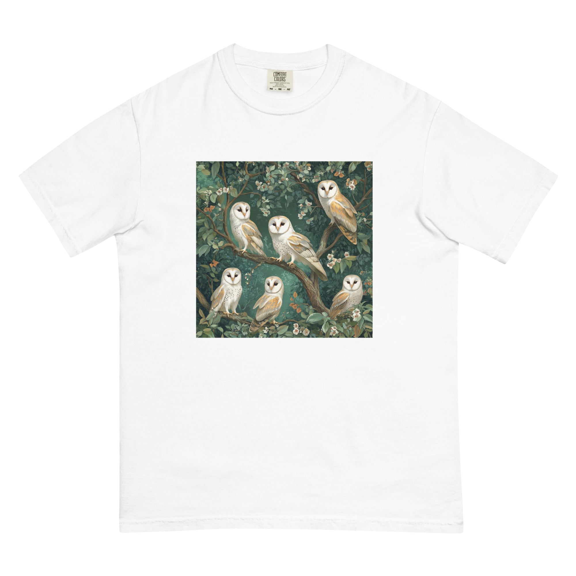 Barn Owl Forest Scene T-Shirt