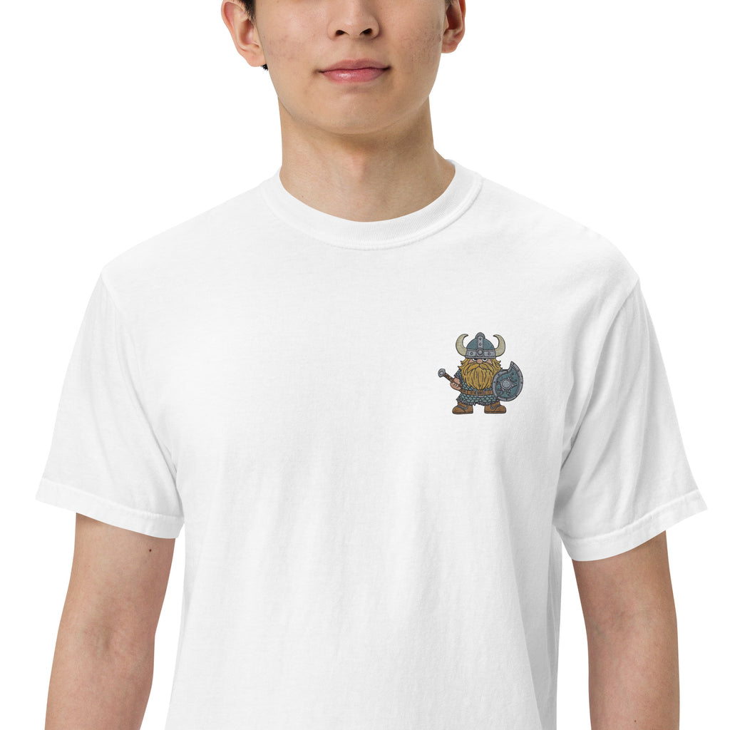 Viking Gnome Embroidered T-Shirt