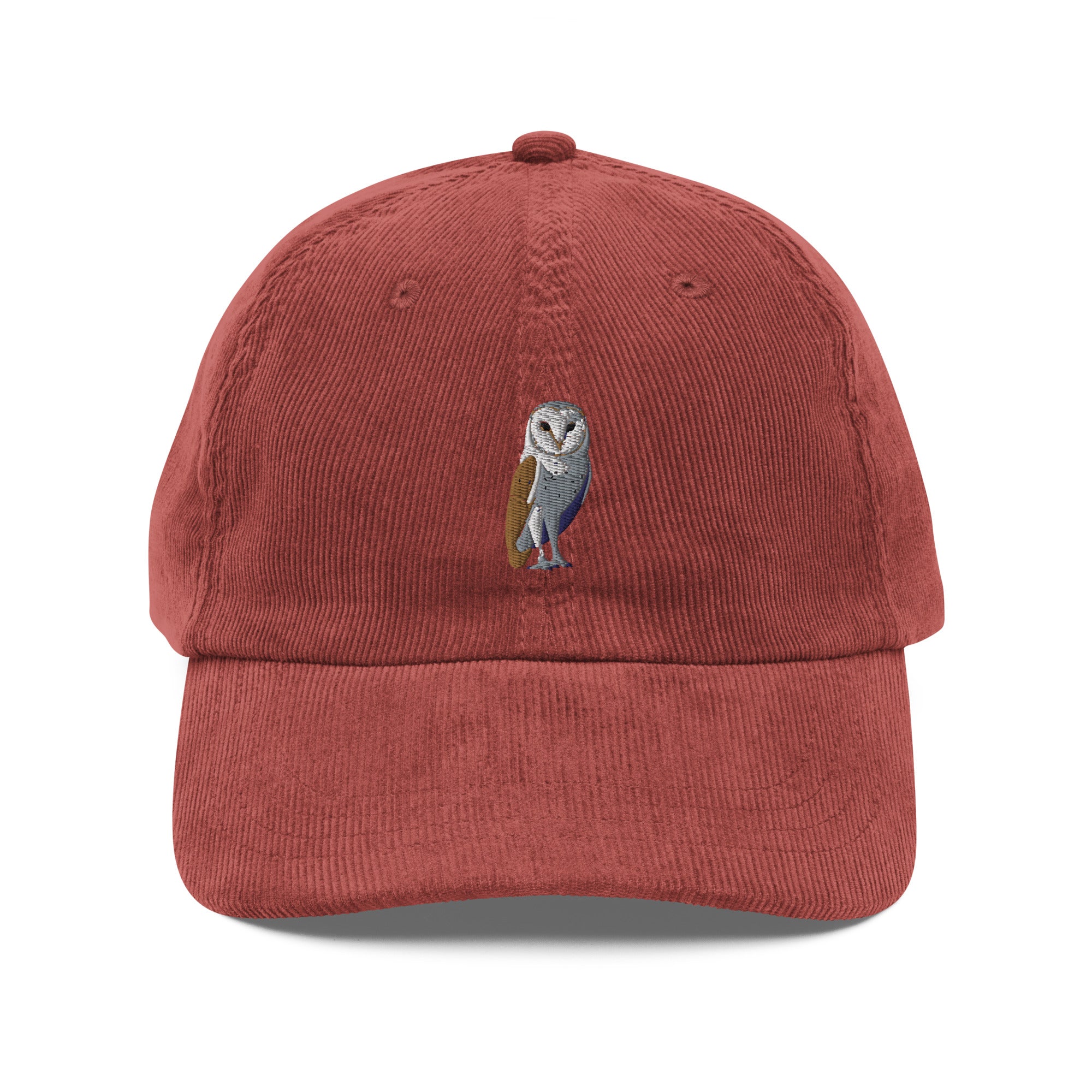 Vintage Corduroy Barn Owl Hat